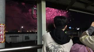 Fireworks @Noryangjin Station