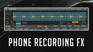 Phone Recorded Sounds to Experimental Techno | Grain Delay