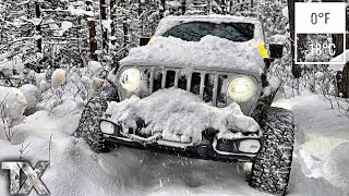 SOLO in a BLIZZARD: Subzero Temps & Blinding Snow!
