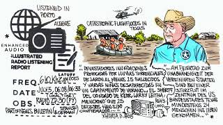 Inundaciones repentinas en Texas, Sturzfluten in Texas, Radio ZP-30, Paraguay, 610 kHz AM