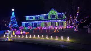 2020 Linglestown Lights "A Mad Russians Christmas" by Trans-Siberian Orchestra Christmas Lightshow