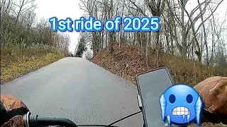 A cold motorized bike ride with Kent cruiser's new yd100 #motorizedbike