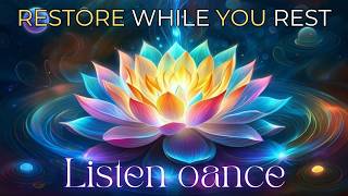 DELTA WAVES | Erase Chronic Exhaustion - Achieve Profound Cellular Repair, Restore Deep Vitality