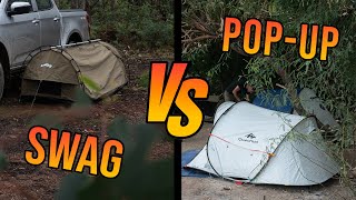 Swag vs Pop Up Tent | Which one would you choose?
