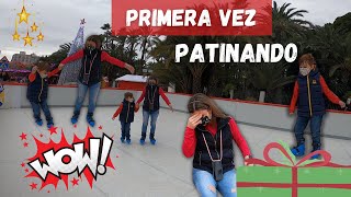 Primera vez patinando #elche #feliznavidad #pistapatinaje