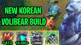 THIS NEW KOREAN BUILD MAKES VOLIBEAR INVINCIBLE!😳