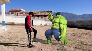 Hulk vs boy in real life #hulksmash  #spiderman2