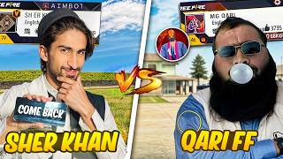 Legends Comeback 🤯 - Can Sher Khan Defeat Pakistani Raistar? - Qari FF Return