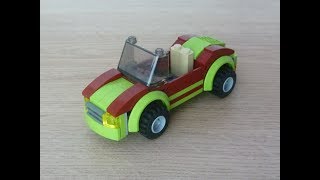 LEGO How to build a Sport Car Instructions Tutorial MOC