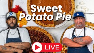 Making Sweet Potato Pie LIVE