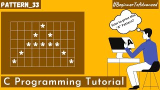🔴 Pattern Program : 33, in C Language, in Hindi | "A" Alphabet Pattern | C Programming Tutorial |