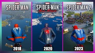 Spider-Man 2 vs Spider-Man Remastered vs Miles Morales | Ultimate Side By Side Comparison