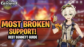 ULTIMATE BENNETT GUIDE • How To Build Bennett - Artifacts, Weapons In Hindi || Genshin Impact