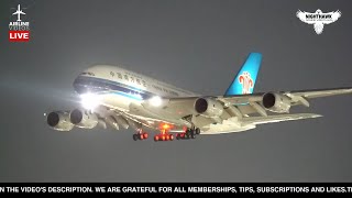AIRLINE VIDEOS Saturday Night Plane Spotting  (TEST STREAM)