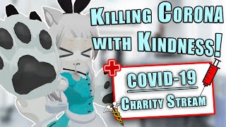 COMBAT CORONA W/ KINDNESS | #twitchstreamaid | Fizzi Adventures of Furtrap | VRCHAT | S3 Finale