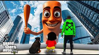Tung Tung Tung Sahur Kidnaped Franklin | Shinchan Try to save Franklin In GTA 5!