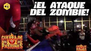 ¡El Zombie llegó a la GUERRA de PASIONES y así  castiga a Bumbu!