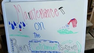 DIY RainWater Collection System (Maintenance)