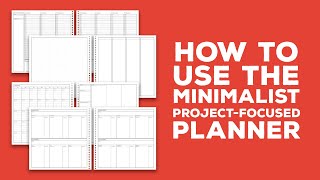 🔴 LIVE - How to Use the Minimalist Project-Focused 2024 Planner