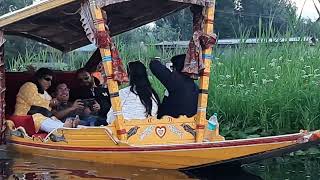 boating at Nagin lake dal lake