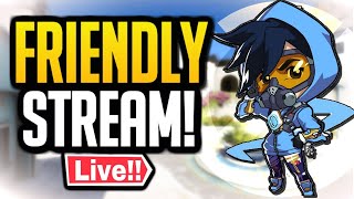 💟Overwatch Competitive live [DPS Queues]! // Positive & Engaging Streamer!
