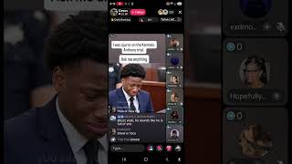Some clout chaser claiming to be a juror for the Karmelo Anthony case. More frauds for the grift.