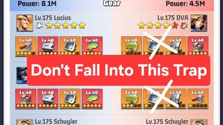 Why I NEVER Reccomend The 1* Strategy in Last War
