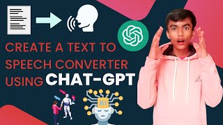 Create a Text to Speech converter using Chat-GPT | In 2 minutes🤯🤯 |  Chat-GPT | AIVoice | AI | Hindi