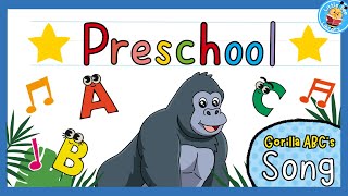 🦍🎶 Gorilla ABC’s! 🎵🔤 Preschool Toddler Songs Fun Alphabet Song for Kids | Learn Letters A to Z!
