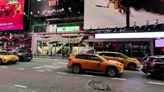 Walking Tour Penn Station New York, 7th Avenue to 42nd Street, Fifth and Empire State Building.