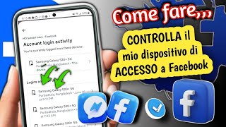 Come controllare se il mio account Facebook è connesso a un altro telefono |