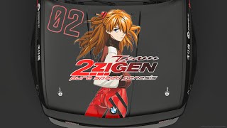 [GT7] グランツーリスモ７Evangelion Asuka Livery エヴァ アスカ痛車
