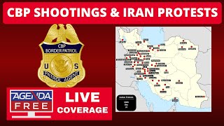 Iran Protests & Two Shot by Border Patrol Agents in Portland - LIVE Breaking News Coverage