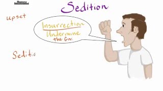 Sedition Definition for Kids