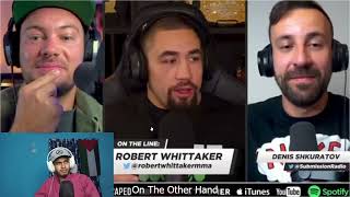 Robert Whittaker on Sneako & Sean Strickland sparring