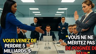 Elle refusa de serrer la main d’une femme noire — le lendemain, son empire milliardaire s’effondra
