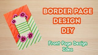 Project Work Designs/Border Design for Project/Assignment Front Page Design/Paper/Portfolio Design