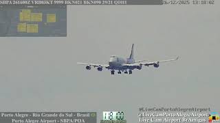 Arrival and Landing of the National Cargo 747 in Porto Alegre, December 26, 2025