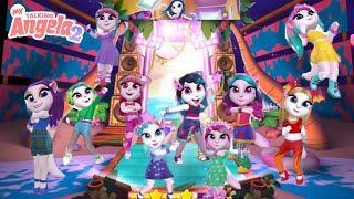 My talking angela 2 Dance part 5 🎵🎶🪘🎉🎊PREMİERE!🔴 (English Ver.)🌌