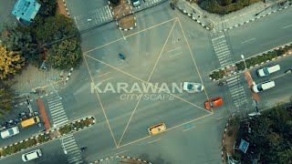 City Scape Karawang west Java Drone footage visual