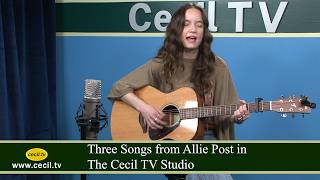 Three Songs from Allie Post in The Cecil TV Studio