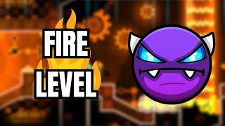 (Geometry Dash) Fire Level - Dudex