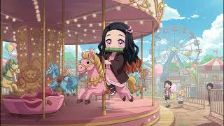 Lofi Girl Enjoying Carousel Fun 🎠 Soft Japanese Chill Beats for Relaxing, Studying, and Focus