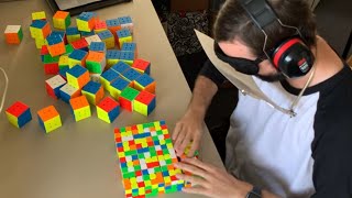 My best attempt on 69 cubes so far