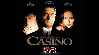 CASINO 1995 MOVIE REVIEW / MARTIN SCORSESE, ROBERT DE NIRO, JOE PESCI, SHARON STONE CRIME DRAMA FILM