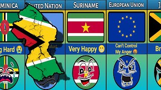 What if Guyana 🇬🇾 Died Reaction From Different Countries