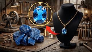 $150,000 Blue Jade Necklace | Ultra-Luxury Craftsmanship Process | AI-Generated Documentary