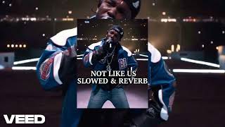 they not like us slowed + reverb song music by kendric lamar #trend #trendingsong #slowed #reverb