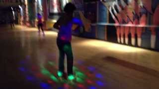 Kabir goes for a roller skate.