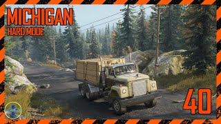 Cement For The Region | Hard Mode | Michigan | Part 40 | SnowRunner
